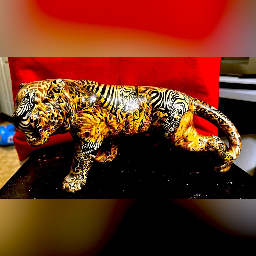 Vintage Panther Sculpture